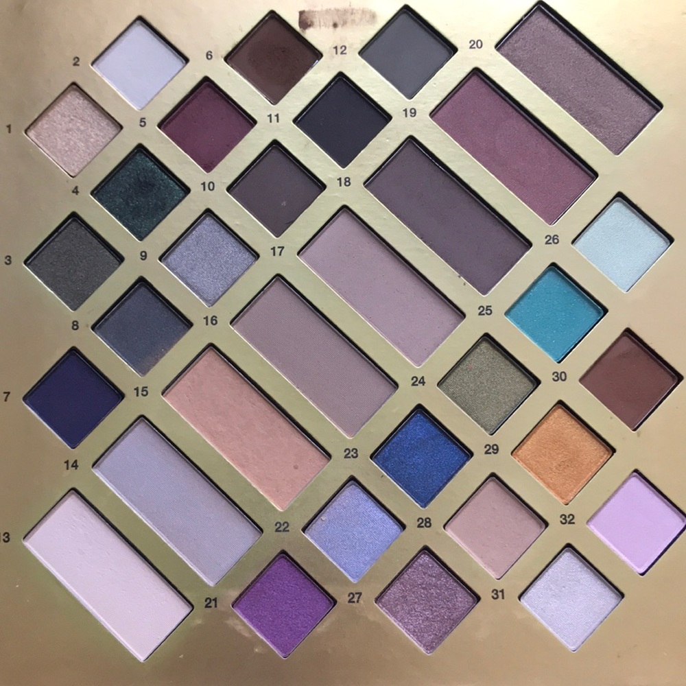 Sephora eyeshadow palette, used, beautiful colors